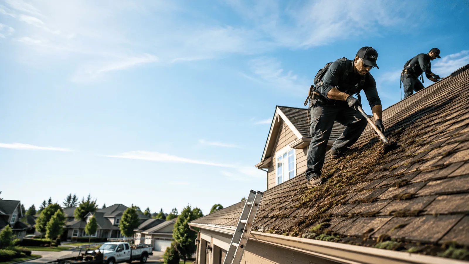 Roof Moss Removal in Rinard, IL near me